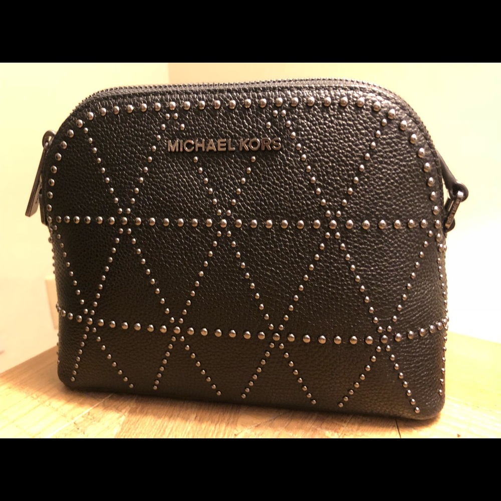 NWT MICHAEL KORS Adele Medium Pebbled Crossbody